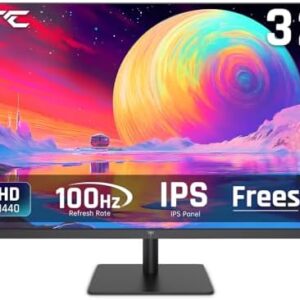 KTC 32 Inch 2K Computer Monitor, IPS 1440p Monitor with Ultra-Thin Bezels, HDR10, Freesync/G-sync, HDMI/DP Ports, Tilt Adjustable, Eyecare, Ideal for Business, Office, and Casual Gaming  Electronics